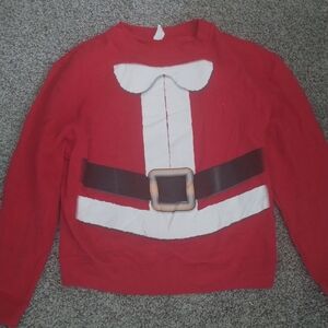 Red Santa Design Women's Sweater